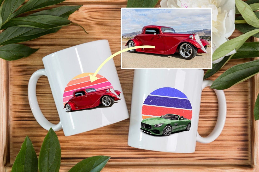 Custom Car Coffee Mug, Car Enthusiast, Car Lover Etsy