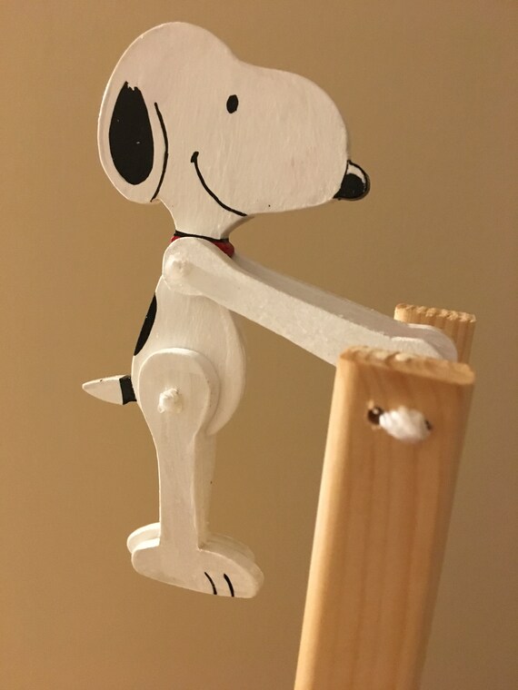 wooden acrobat toy