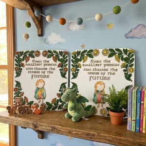 Even the Smallest Person Quote Sign | Fantasy Nursery Decor | Baby Shower Gift