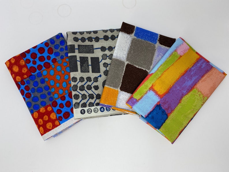 Wonderland by Keiko Goke Free Spirit Fabric 4 piece Fat Quarter Bundle 18x21 each piece 100/% cotton quilting fabric