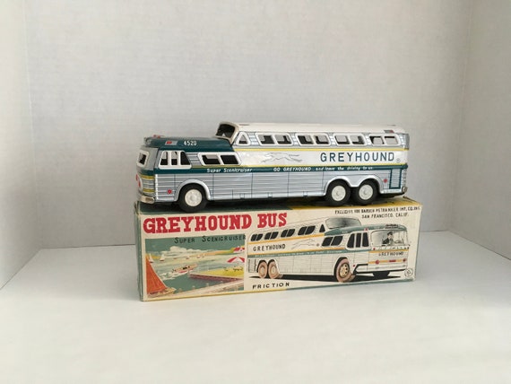 tin toy greyhound bus