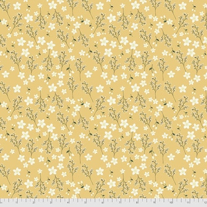 Garden - Yellow - Quilt fabric - Farm Friends Collection -  by Mia Charro for Free Spirit Fabric