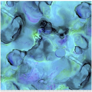 Alchemy by Tim Holtz - "INTRIGUE" -  Digital Print - Free Spirit Fabric