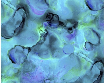 Alchemy by Tim Holtz - "INTRIGUE" -  Digital Print - Free Spirit Fabric