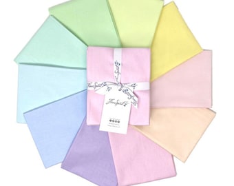 Tula Pink - Unicorn - Designer Solids - 11 pc Fat Quarter Bundle- Free Spirit Fabric