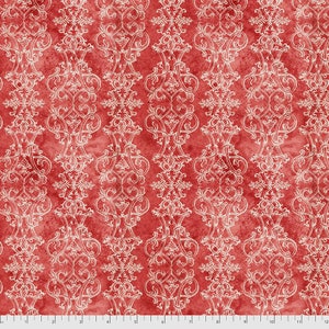 Tim Holtz Christmastime - Eclectic Elements - FANCIFUL RED - Free Spirit Fabric