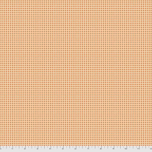 Spooktacular Halloween Fabric - "Distressed Dot" - Orange  by Maude Asbury for Free Spirit Fabric