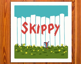 Skippy Screenprint