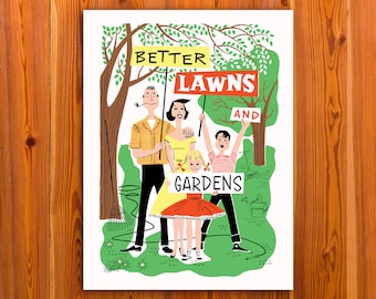 Better Lawns Screen Print