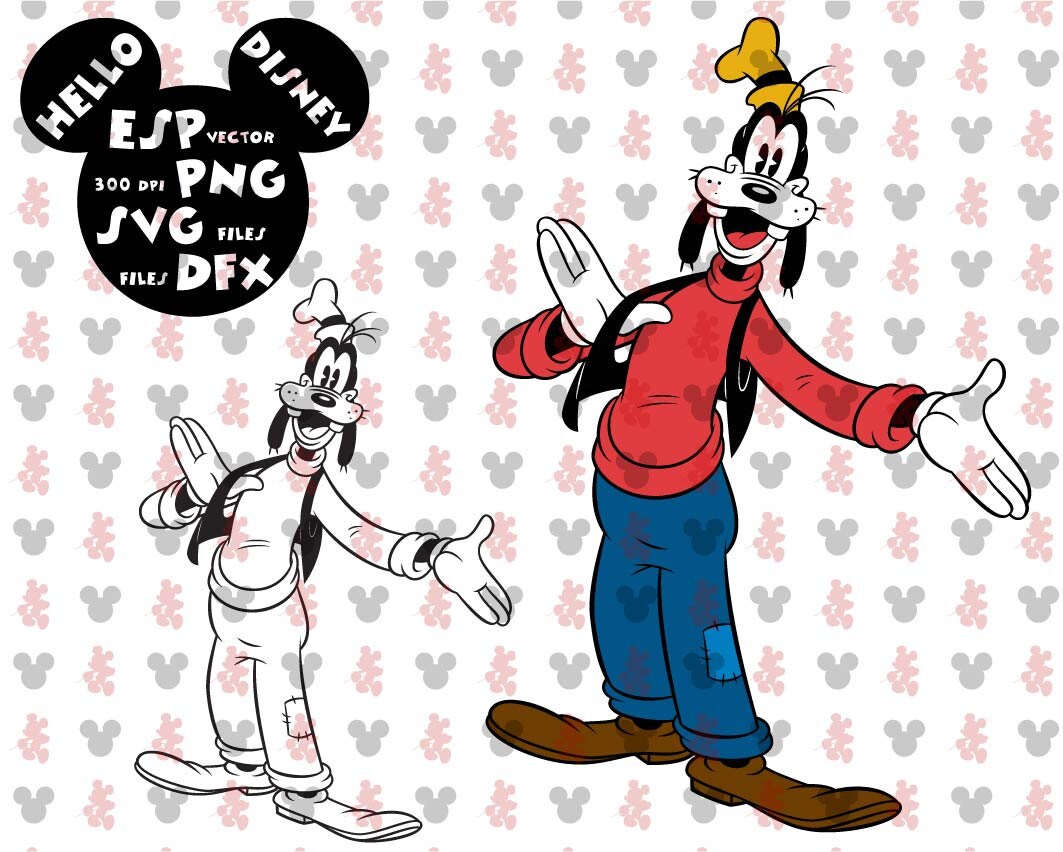 Download Disney Svg Goofy Clipart Disney Cut files Mouse Die Cuts ...