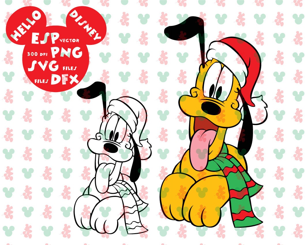 Pluto Disney Clubhouse Christmas 