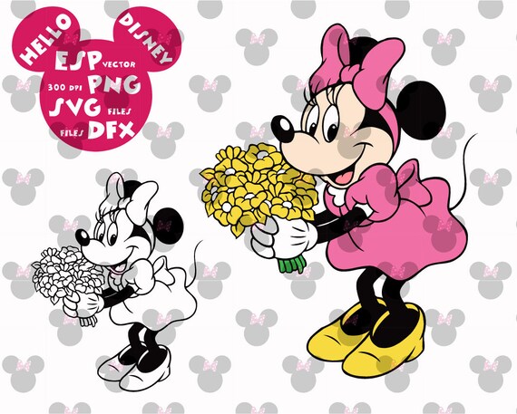 Download Free Disney Svg Minnie Mouse Clipart Disney Cut Files Mouse Die Etsy SVG Cut Files
