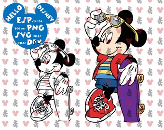 Disney Mickey Mouse Keramik-Tasse 237 ml Motiv Skateboard im Geschenkkarton NEU 
