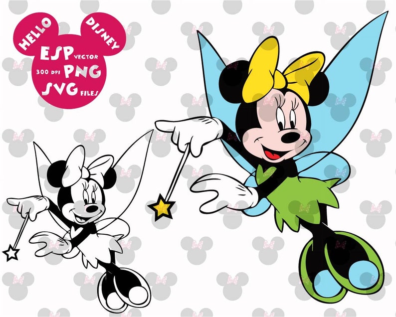 Download Disney Svg Minnie Mouse Tinkerbell Clipart Disney Cut ...