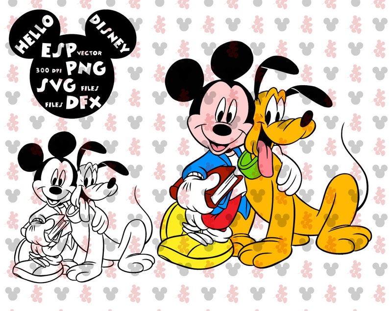 Download Dxf Disney Cut Files Mickey Svg Pluto Svg Pluto Cut File Disney Clip Art Mickey Mouse Svg Png Disney Svg Pdf Eps Minie Mouse Svg Clip Art Art Collectibles
