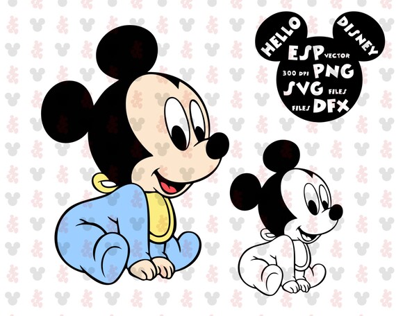 Download Disney Mickey Mouse Babies Clipart Disney Cut Files Mouse Etsy