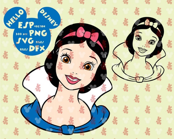Disney Prinzessin Schneewittchen Clipart Disney Png Dateien Etsy