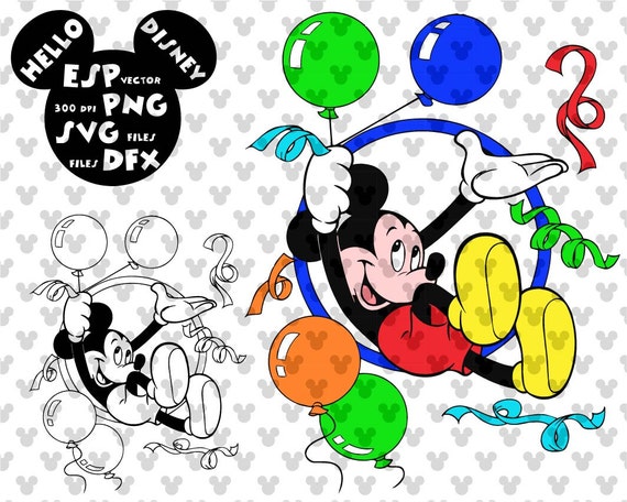 Download Disney Svg Mickey Mouse Party Clipart Disney Cut Files Etsy