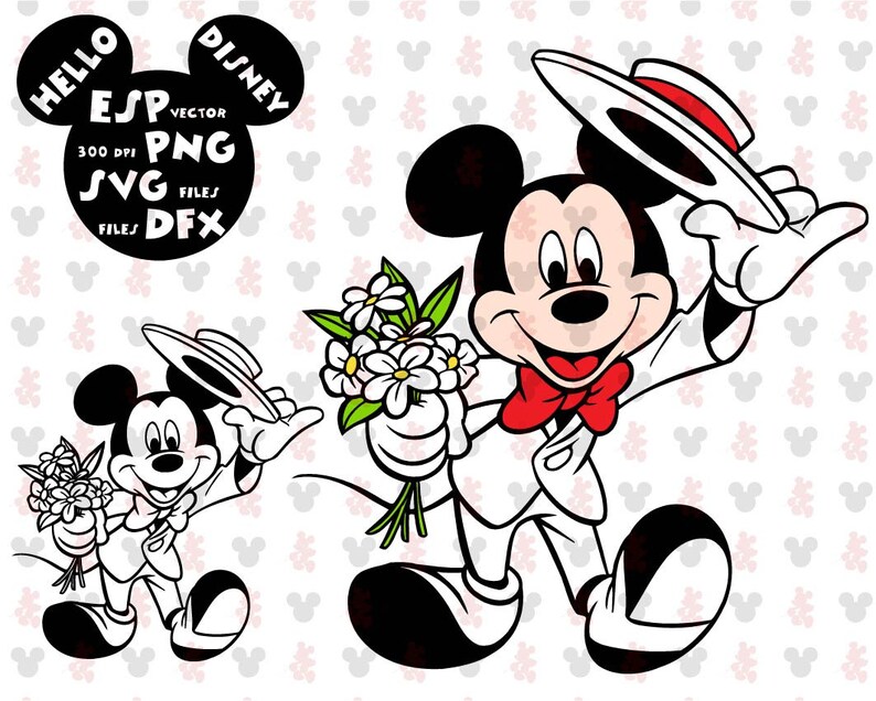Download Disney Svg Mickey Mouse groom Clipart Disney Cut files | Etsy