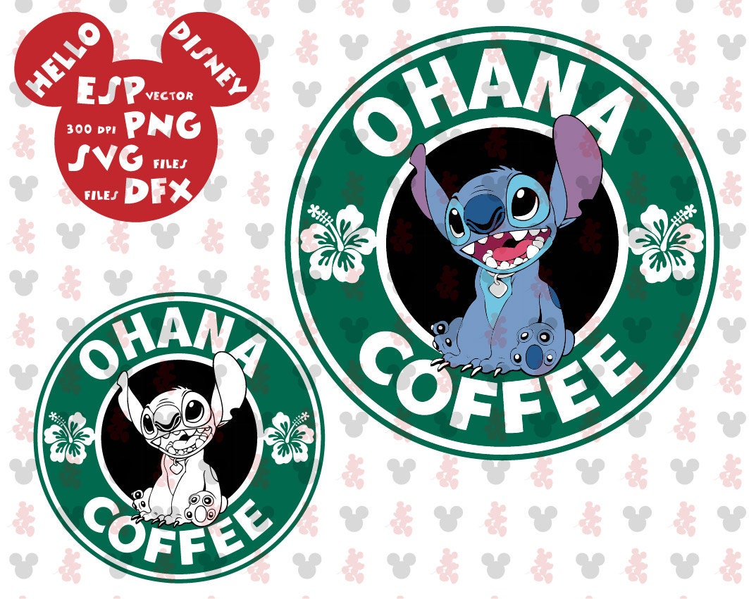 die cut SVG DIGITAL FILE standing Disney Stitch