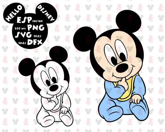 Download Disney Mickey Mouse Babies Clipart Disney Cut Files Mouse Etsy