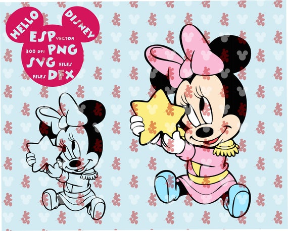 Download Cricut Svg Dxf Eps Pdf Png Disney Minnie Babies Clipart Disney Cut Files Disney Files For Silhouette Mouse Die Cuts Collage Visual Arts Tripod Ee