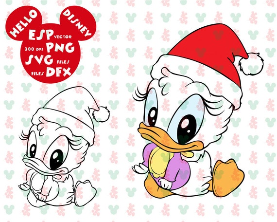 Disney Bebes Daisy Canard Noel Clipart Disney Coupe Etsy Disney Bebes Daisy Canard Noel Clipart Disney Coupe Etsy
