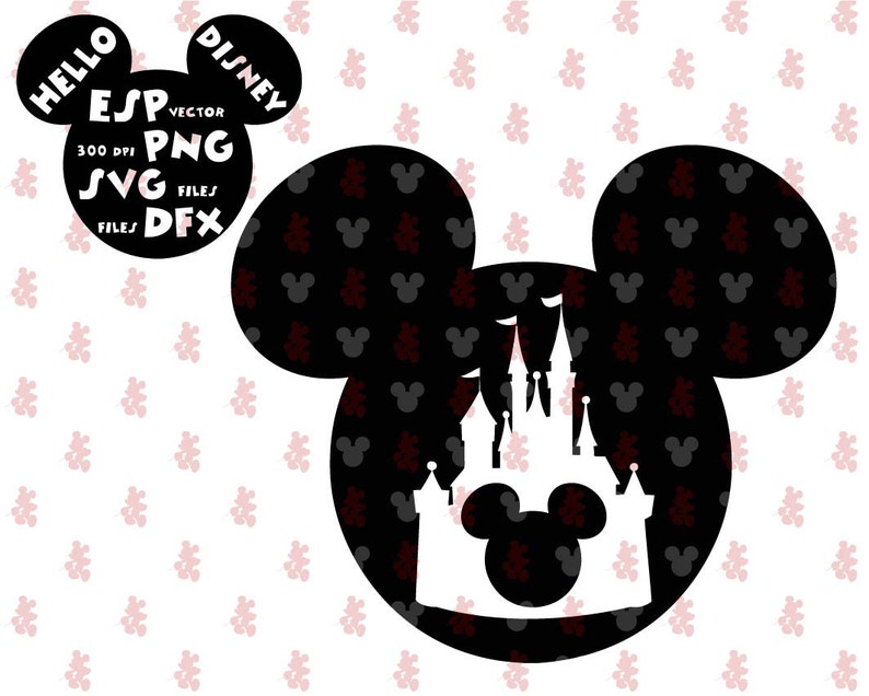 Free Free 316 Disney Castle With Mickey Head Svg SVG PNG EPS DXF File