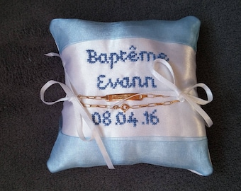 Mini pillow door baptism bracelet