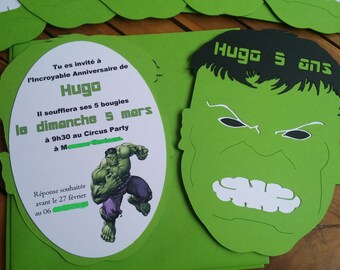 Super Hero Invitations Etsy