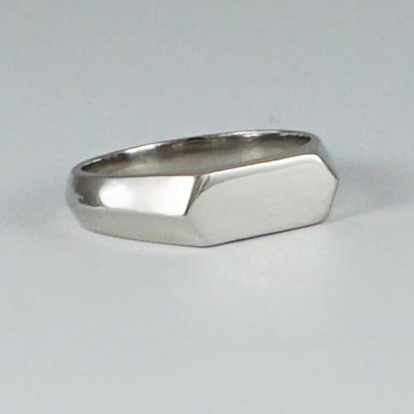 Modern Gents Ring Etsy