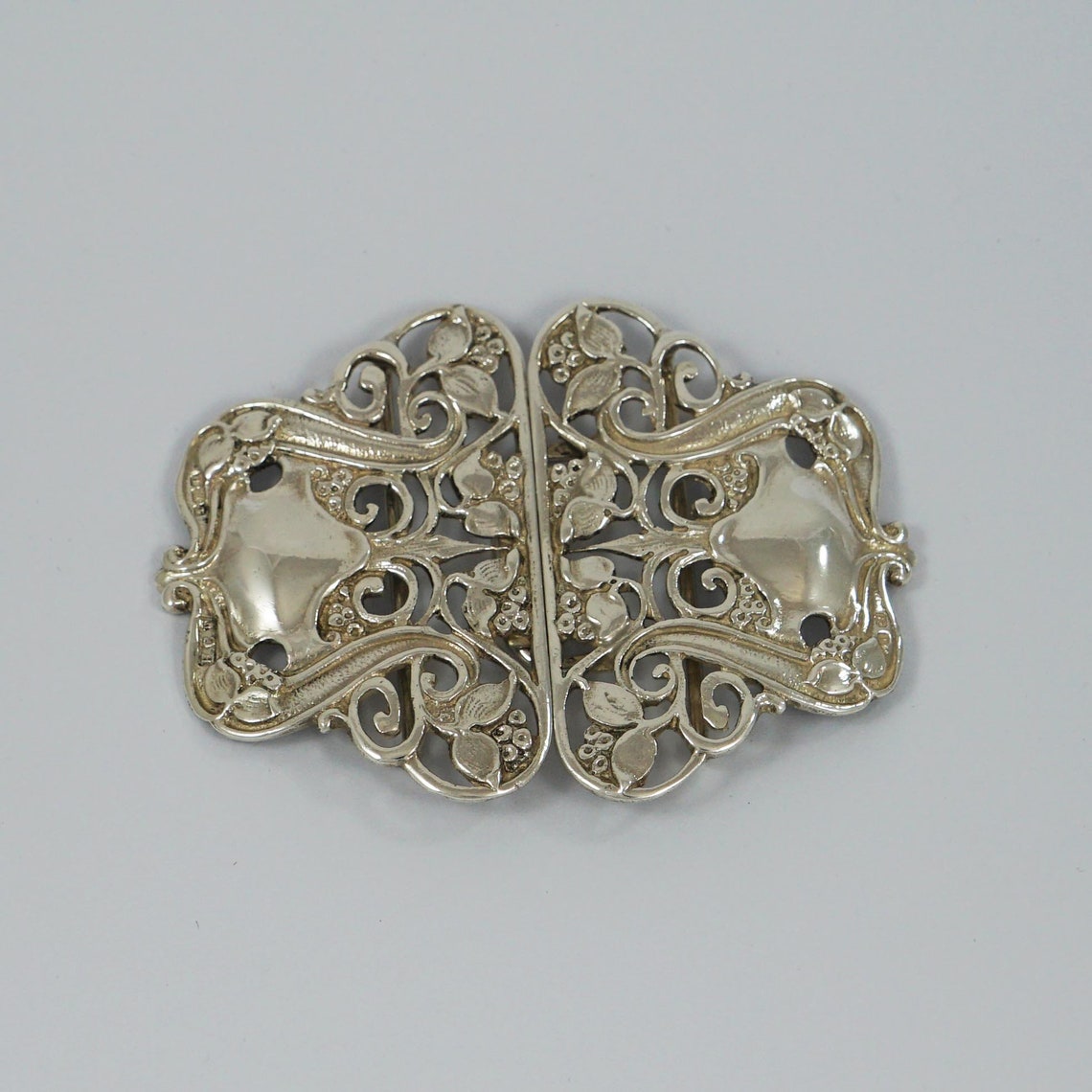 Silver Nurses Belt Buckle Birmingham 1910 Etsy