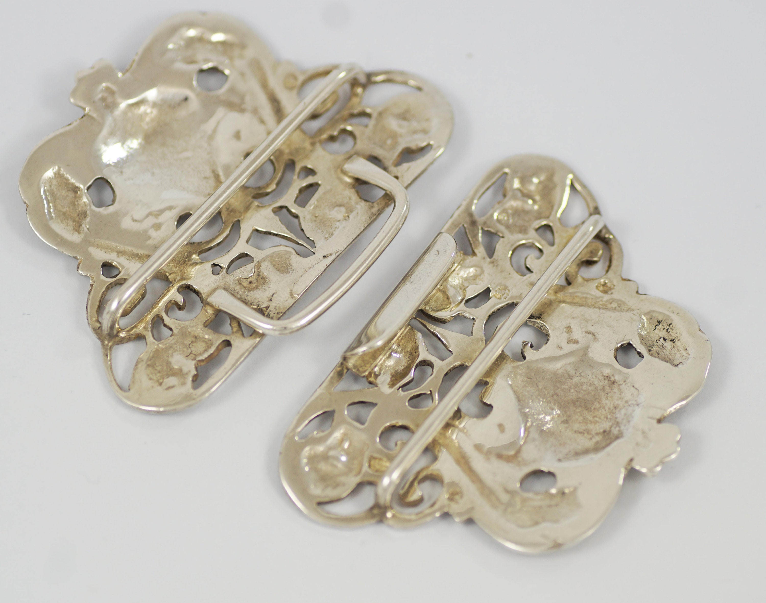 Silver Nurses Belt Buckle Birmingham 1910 Etsy