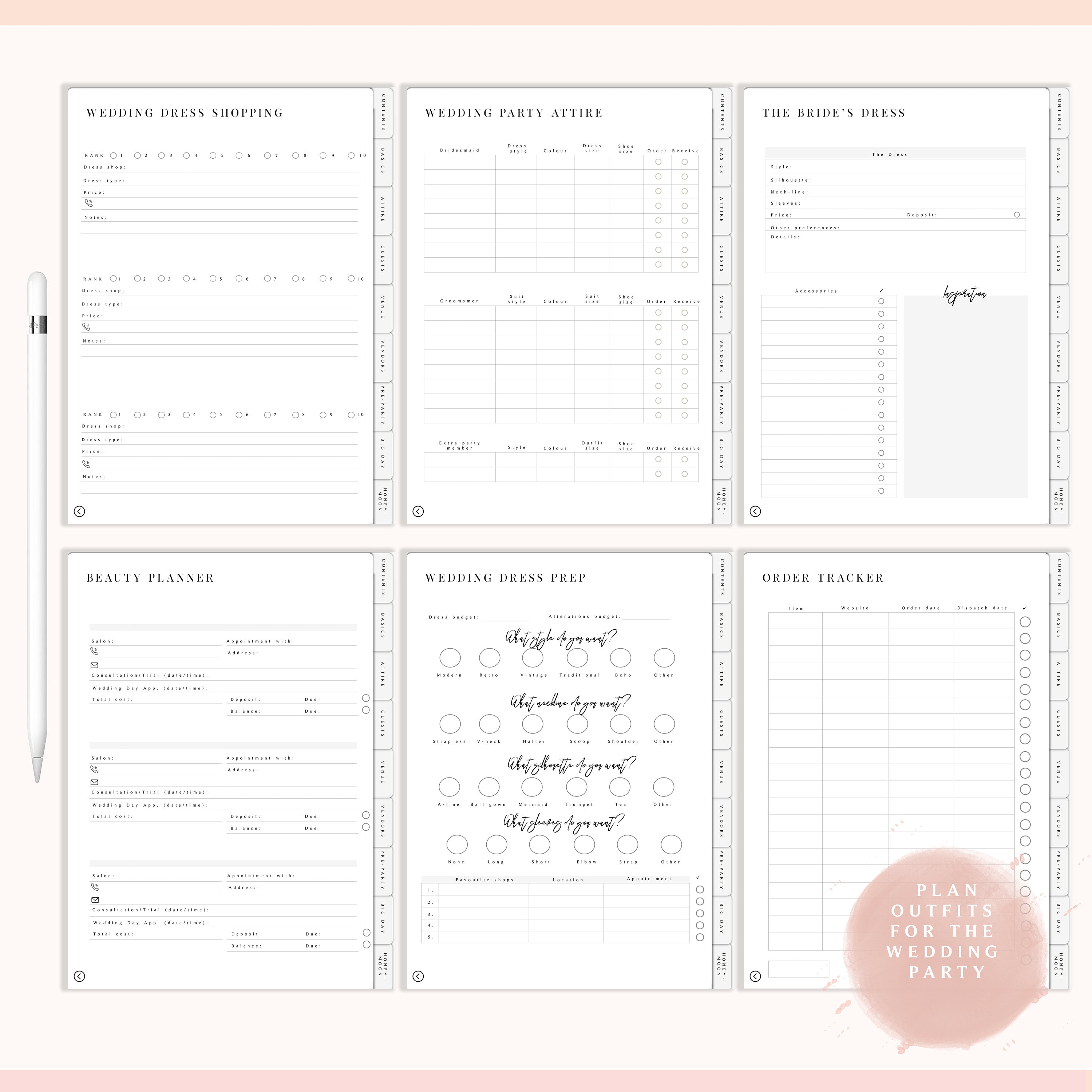 Digital Wedding Planner Goodnotes Wedding Planner Wedding - Etsy UK