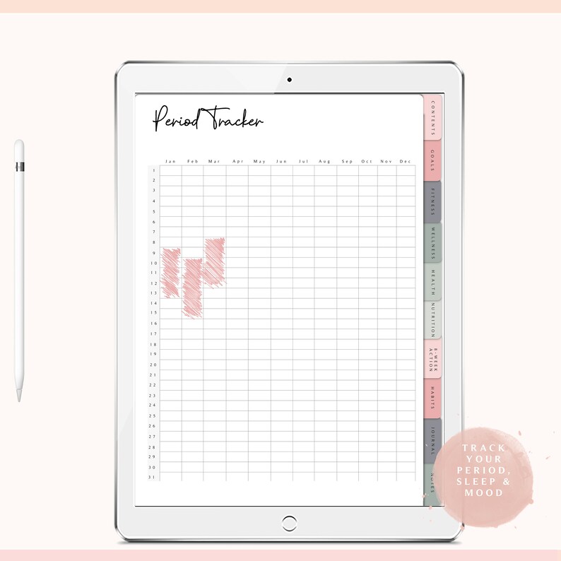 Digital Fitness & Health Planner Fitness Planner Goodnotes Etsy UK