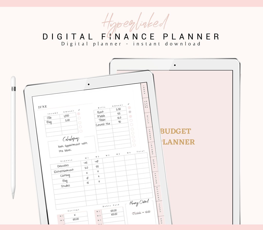 Digital Budget.pdf Digital Budget Planner, Digital Finance Planner, Digital Planner for ...