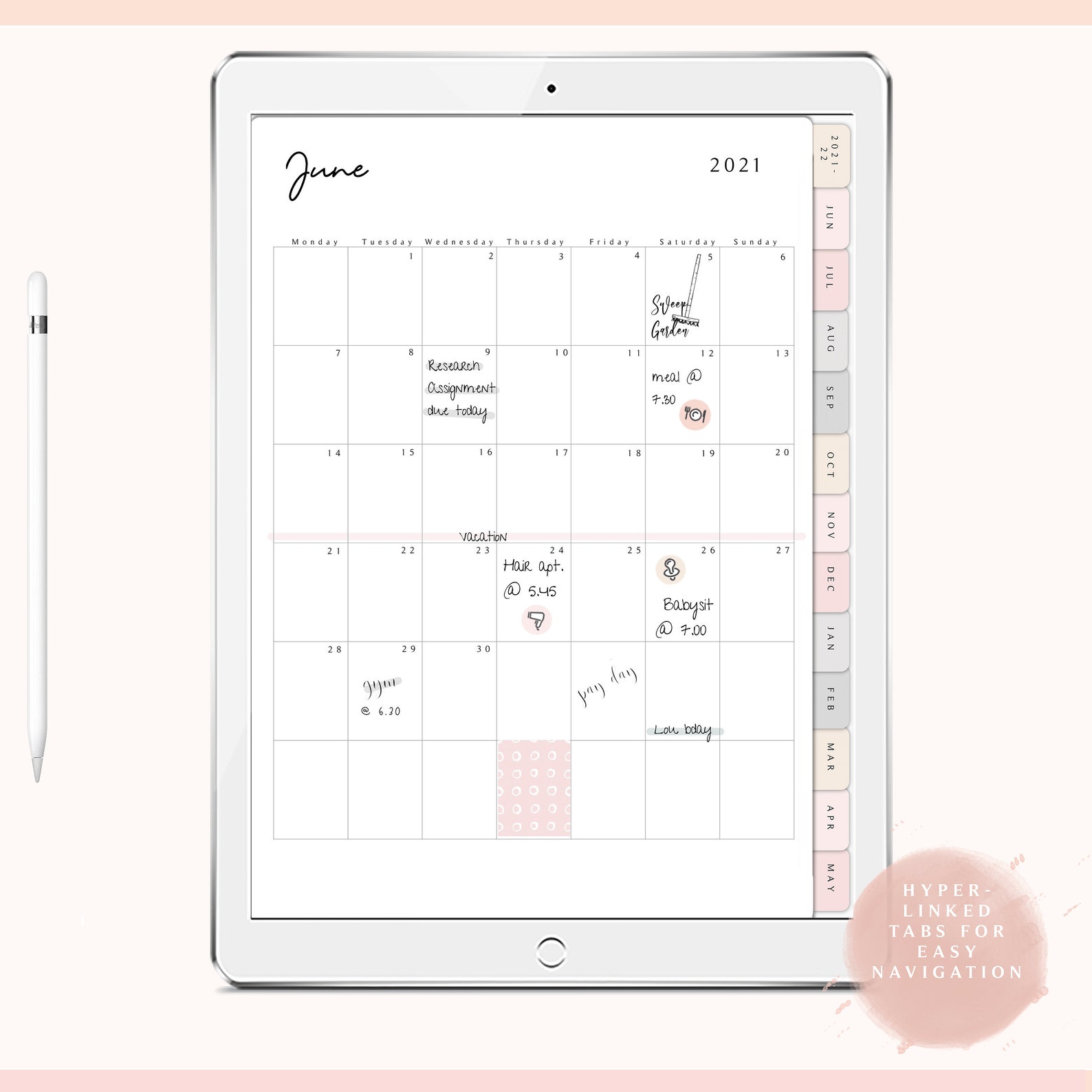 Free digital planner pdf 2022 notability klopuni