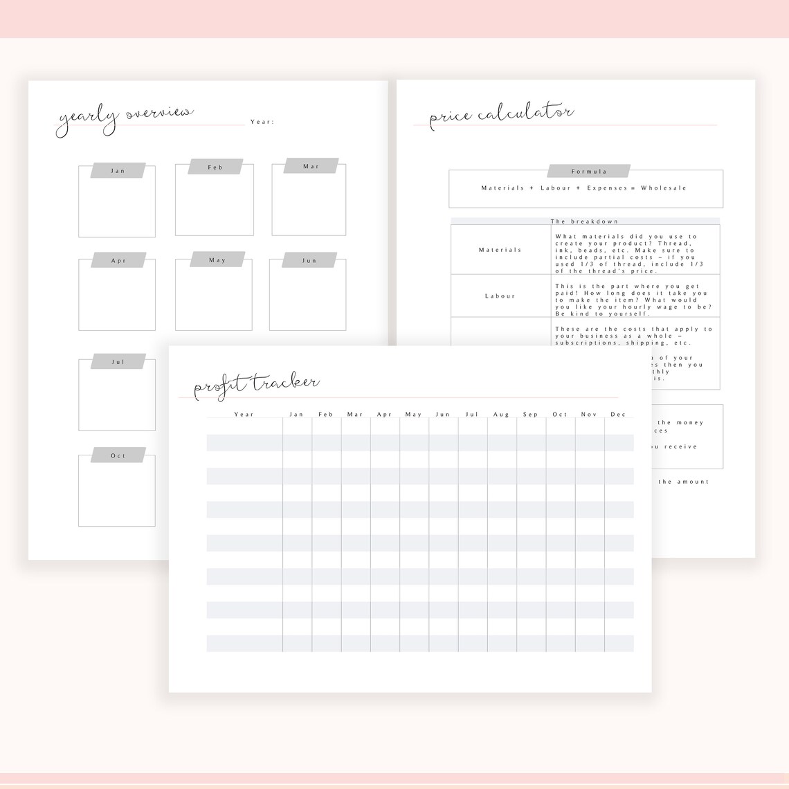 Small Business Planner PRINTABLE Business Binder Business | Etsy