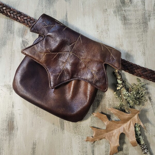 Renaissance Leaf Belt Bag Etsy