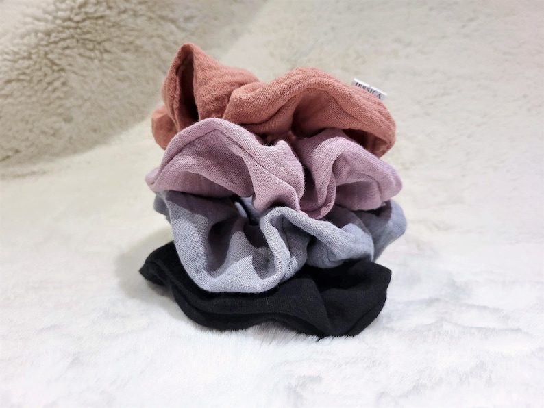 Chiffon Scrunchie Different Colors Beautiful Elastic for Hair Beautiful ...