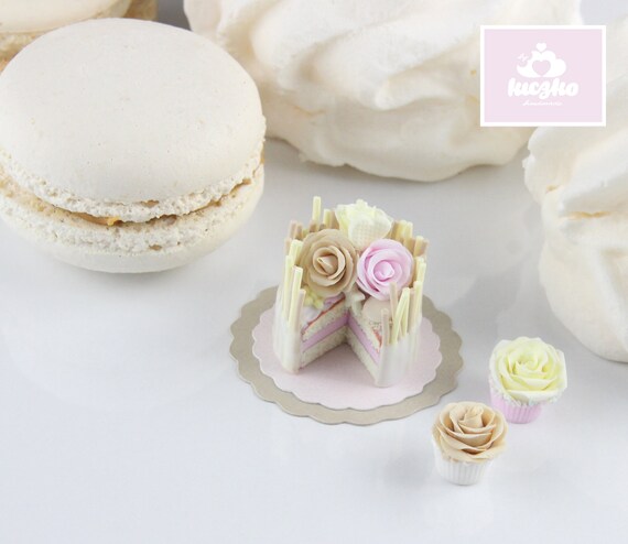 Gateau A La Vanille Miniature Dollhouse Gateau A La Vanille Etsy