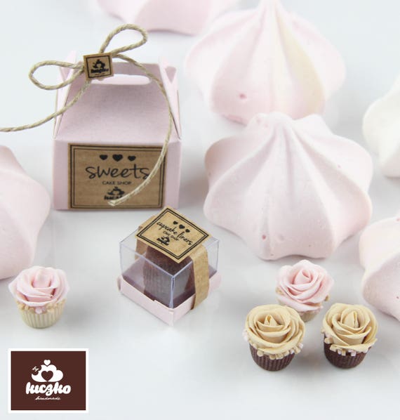DOLLHOUSE MINIATURE SIZE Cupcake Papers Box
