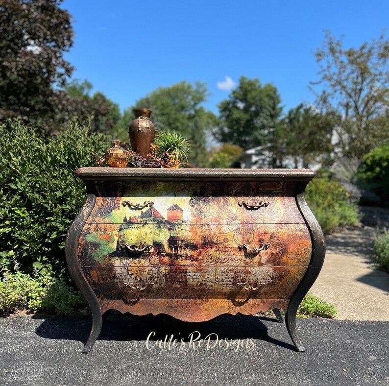 Bombay Chest Painted Bombay Chest Bombay Dresser Dresser Etsy