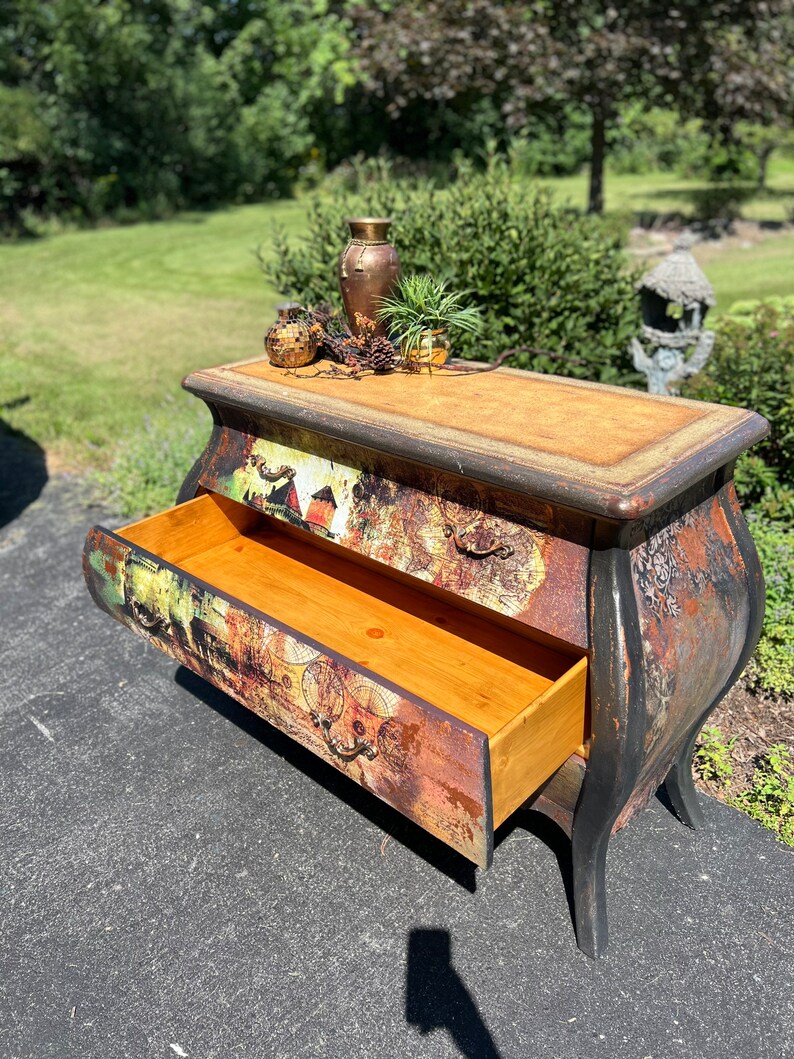 Bombay Chest Painted Bombay Chest Bombay Dresser Dresser Etsy