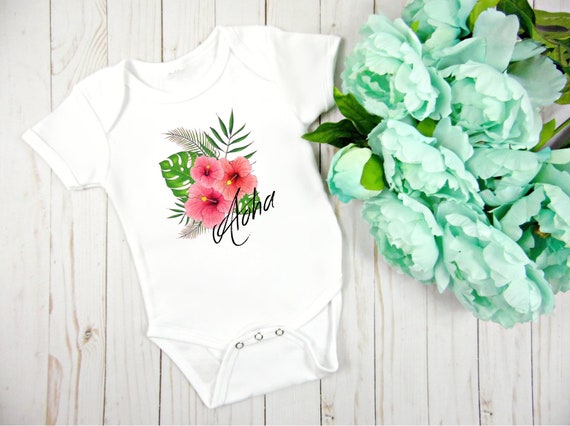 tropical baby outfit