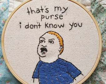 That's My Purse I Don't Know You Bobby Hill Embroidery King Of The Hill Five Inch Hoops