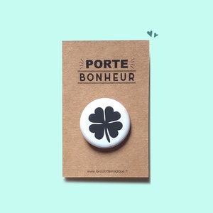 Cadeau, badge, Porte Bonheur