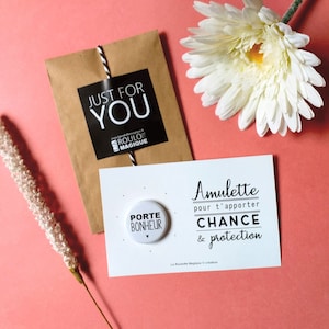 Cadeau,amulette,porte-bonheur,badge,carte cadeau,protection,chance