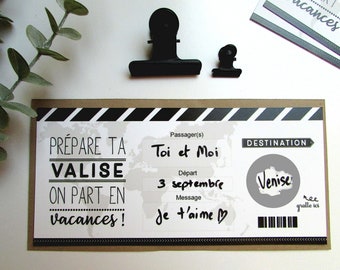 Billet Avion Etsy Billet Avion Etsy