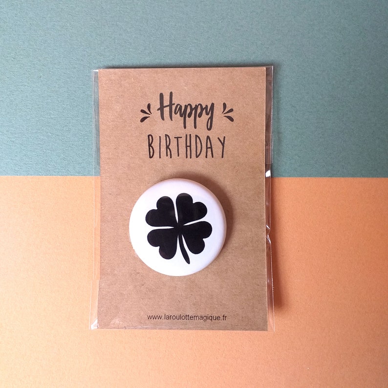 Gifts, lucky charm, heart, clover, birthday image 3